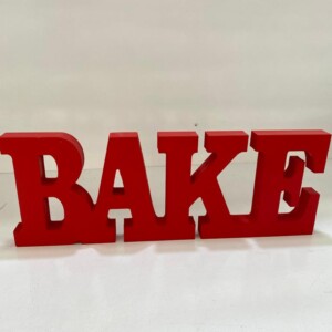 Red Bake Signage