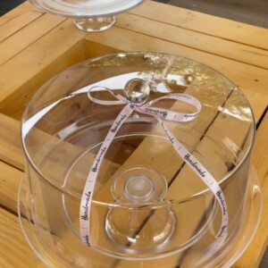 Acrylic Display Dome and Stand With Round Knob